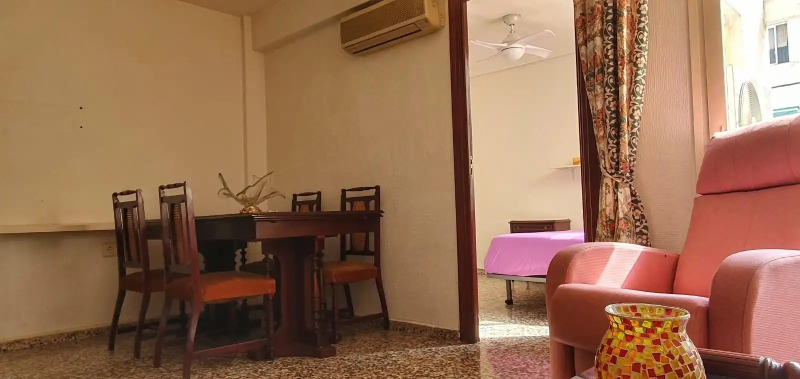 Comedor de Piso en venta en San Vicente del Raspeig / Sant Vicent del Raspeig con Aire acondicionado, Amueblado y Balcón