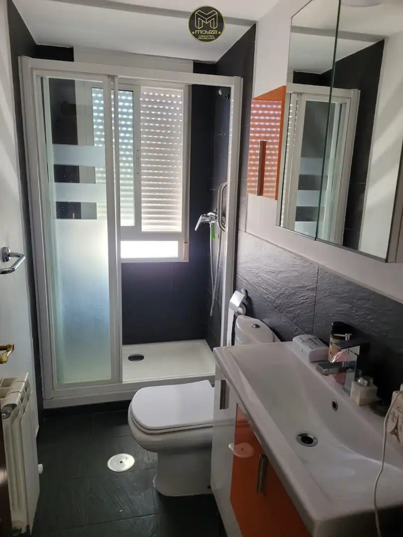 Bathroom of Flat for sale in Jaén  with Air Conditioner, Private garden and Furnished
