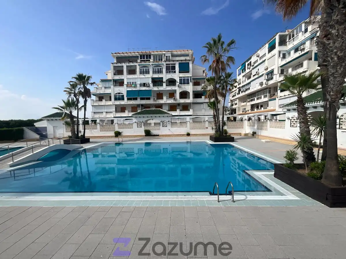 Swimming pool of Study for rent in Torrevieja  with Air Conditioner, Private garden and Terrace