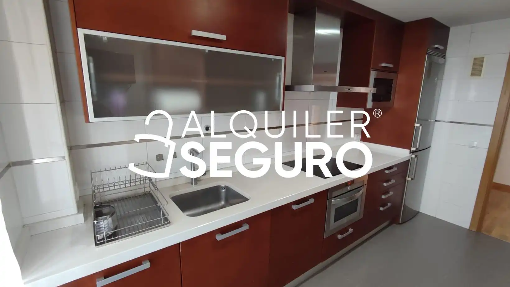 Kitchen of Flat for rent in Madrid  with Air Conditioner, Heating and Terrace