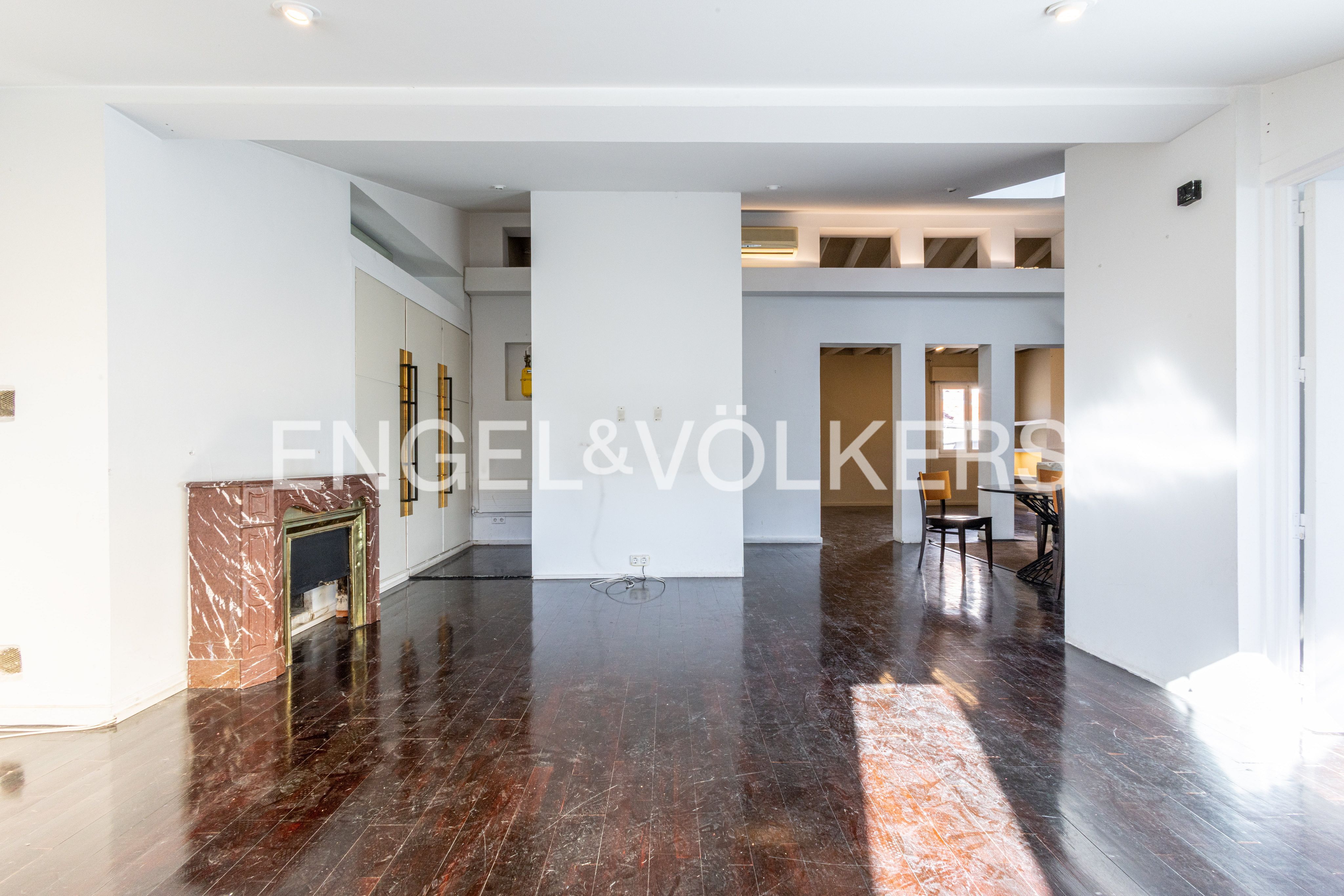 Sala de estar de Ático en venta en  Madrid Capital con Aire acondicionado y Calefacción