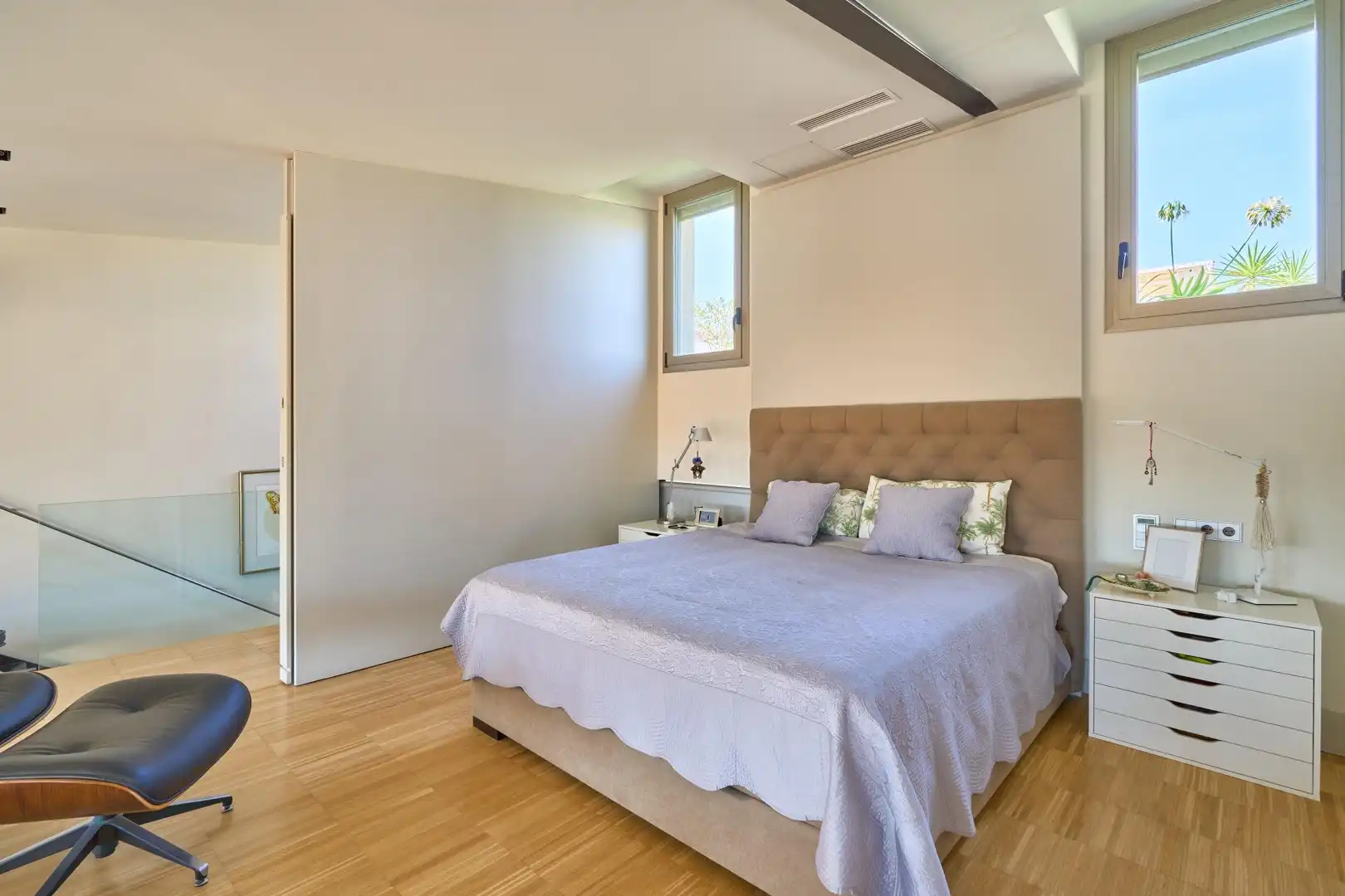 Bedroom of Houses for sale in  Palma de Mallorca  with Air Conditioner, Heating and Parquet flooring