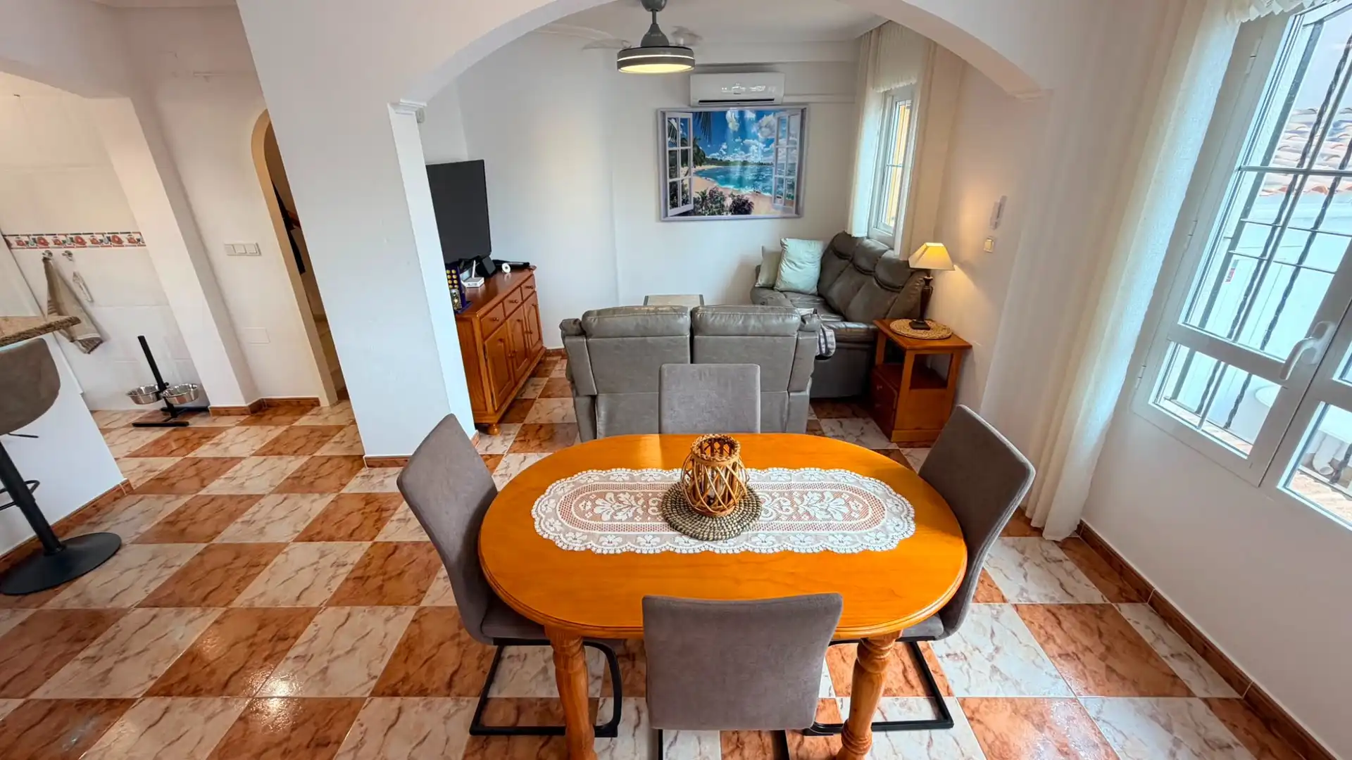Dining room of Detached homes for sale in Orihuela  with Air Conditioner, Private garden and Terrace