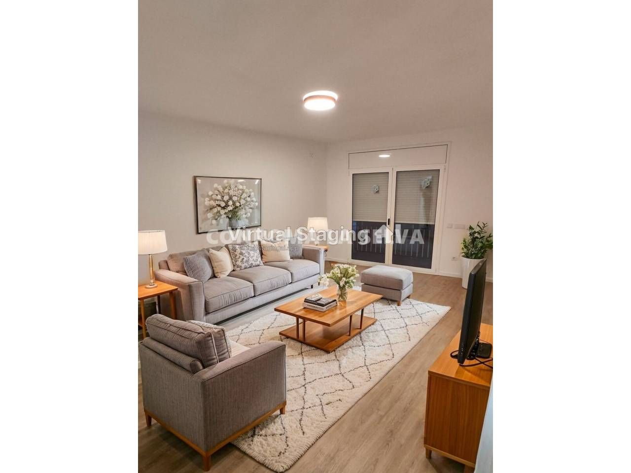 Living room of Flat for sale in Tordera  with Parquet flooring and Terrace