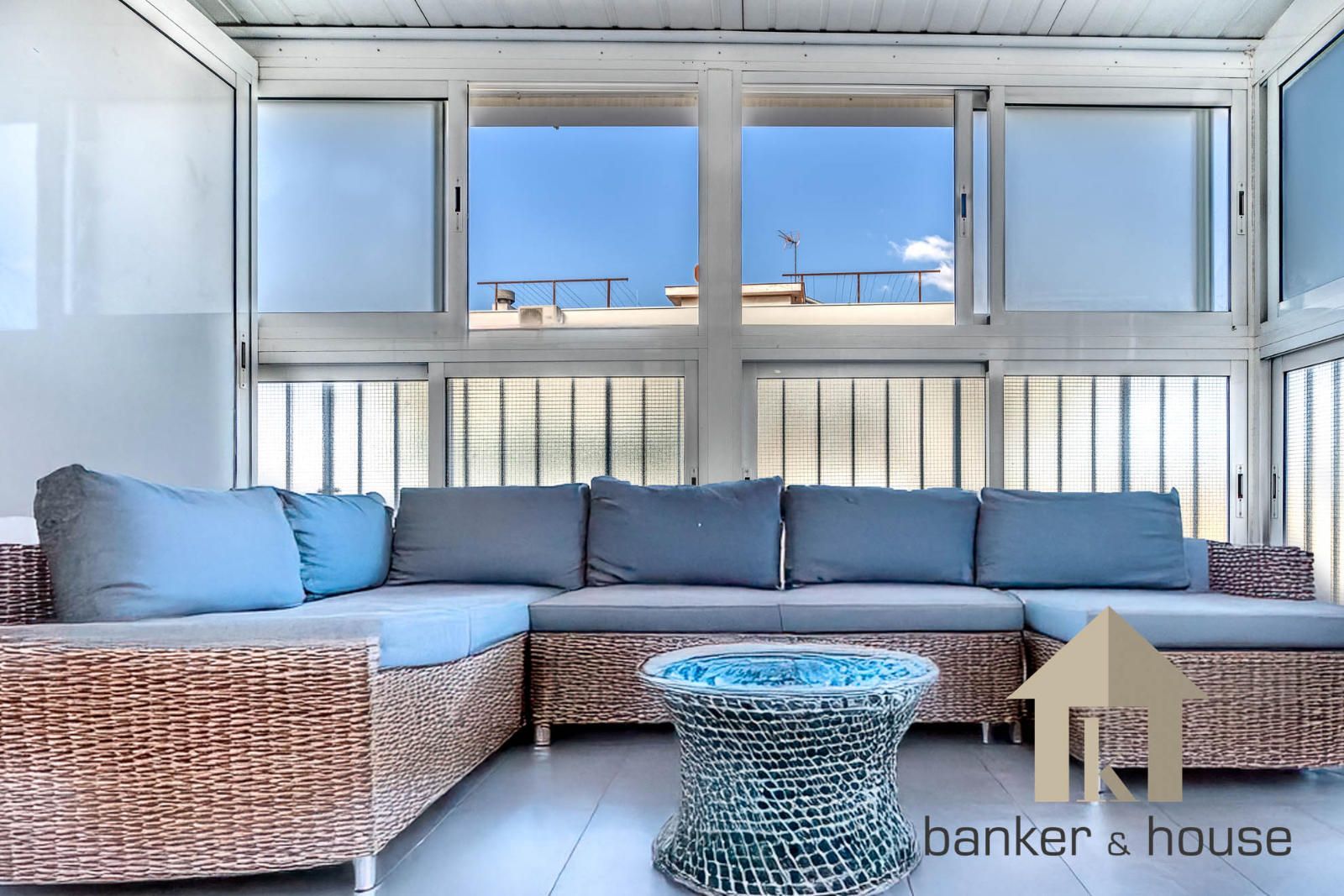 Balcony of Attic for sale in Cerdanyola del Vallès  with Air Conditioner, Heating and Parquet flooring