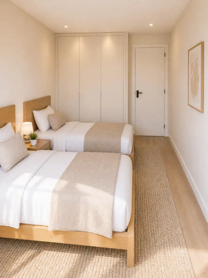 Bedroom of Apartments for sale in Sanxenxo  with Air Conditioner, Heating and Terrace