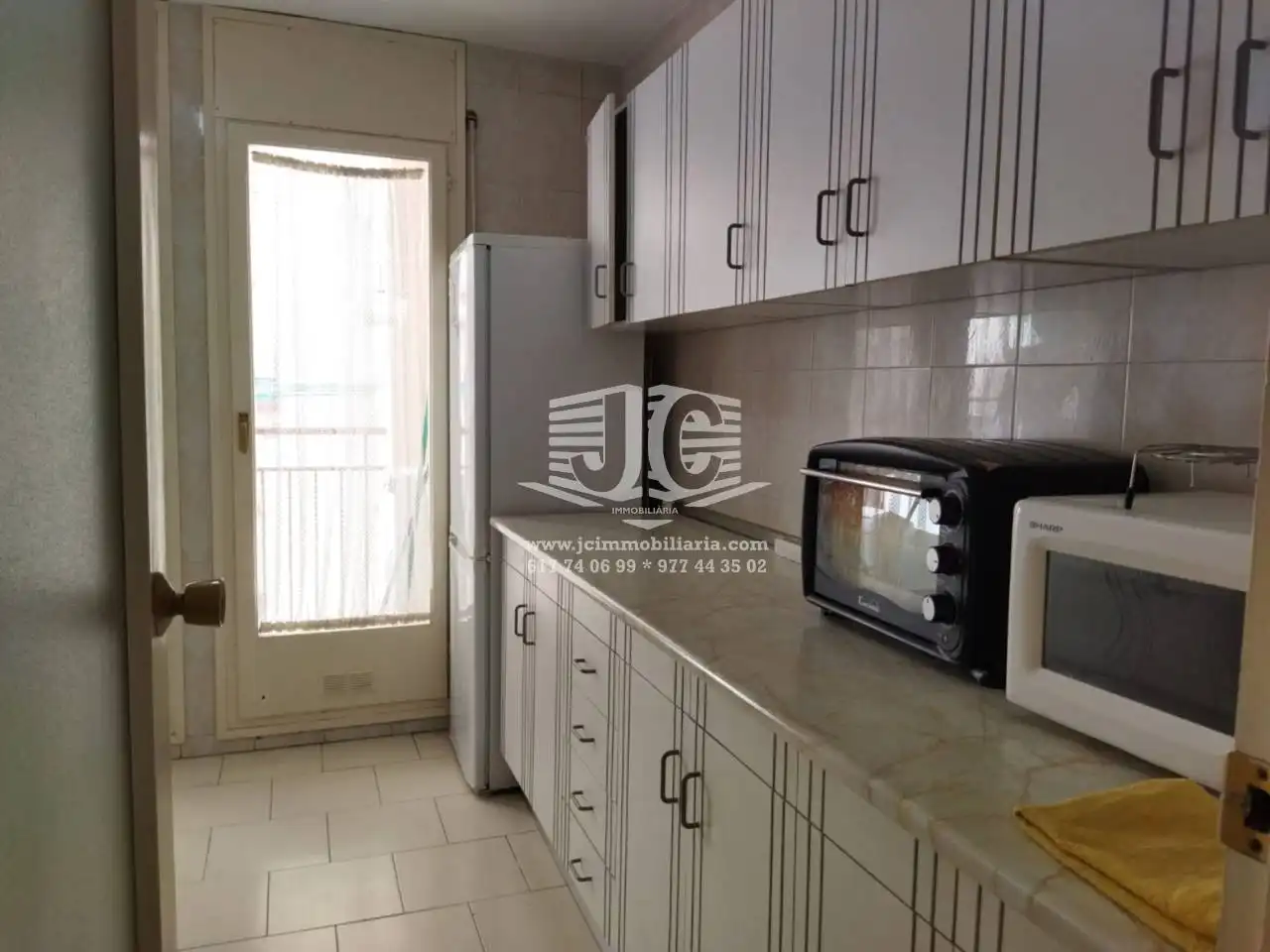 Cocina de Piso de alquiler en Tortosa con Aire acondicionado, Parquet y Amueblado