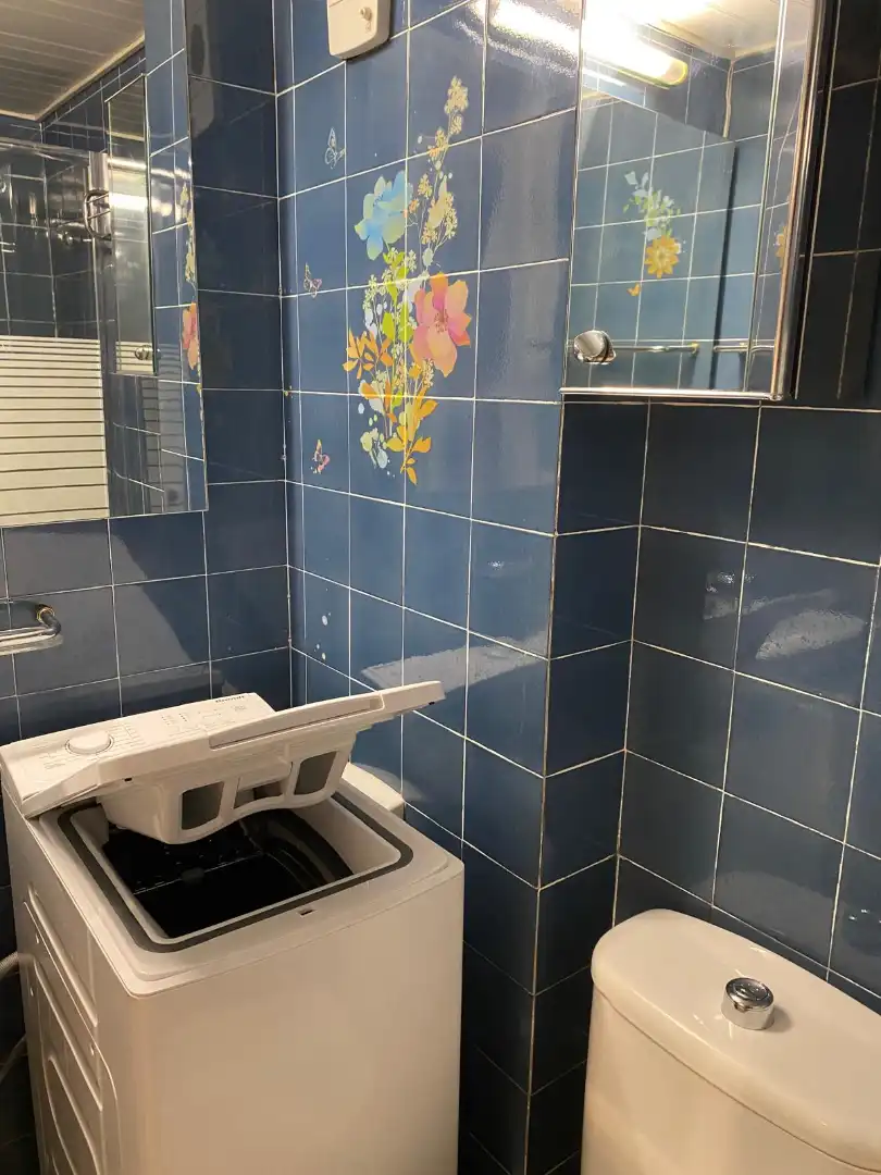 Baño de Apartamento de alquiler en Lloret de Mar con Amueblado, Lavadora y Balcón