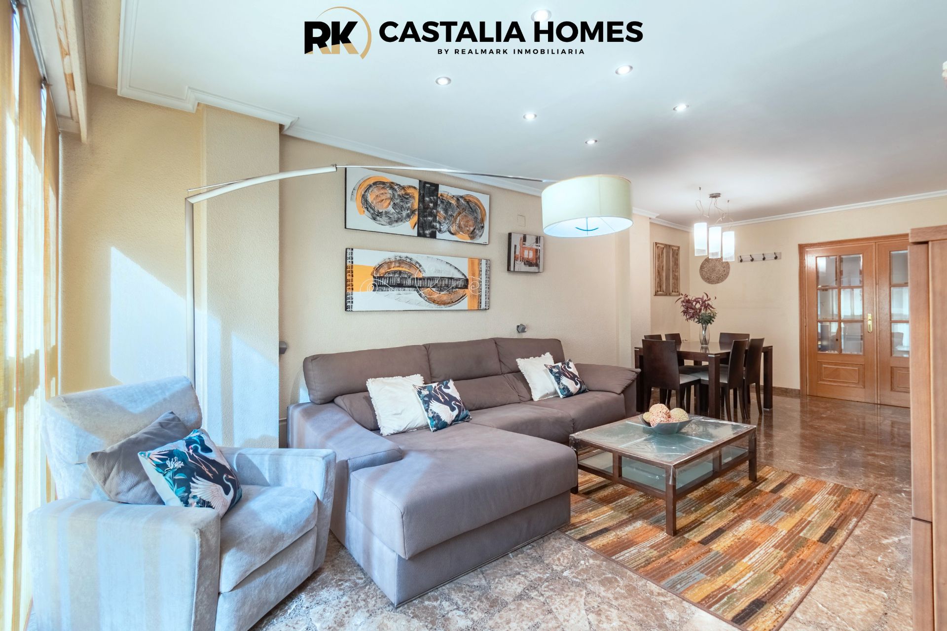 Living room of Flat for sale in Castellón de la Plana / Castelló de la Plana  with Air Conditioner, Heating and Terrace