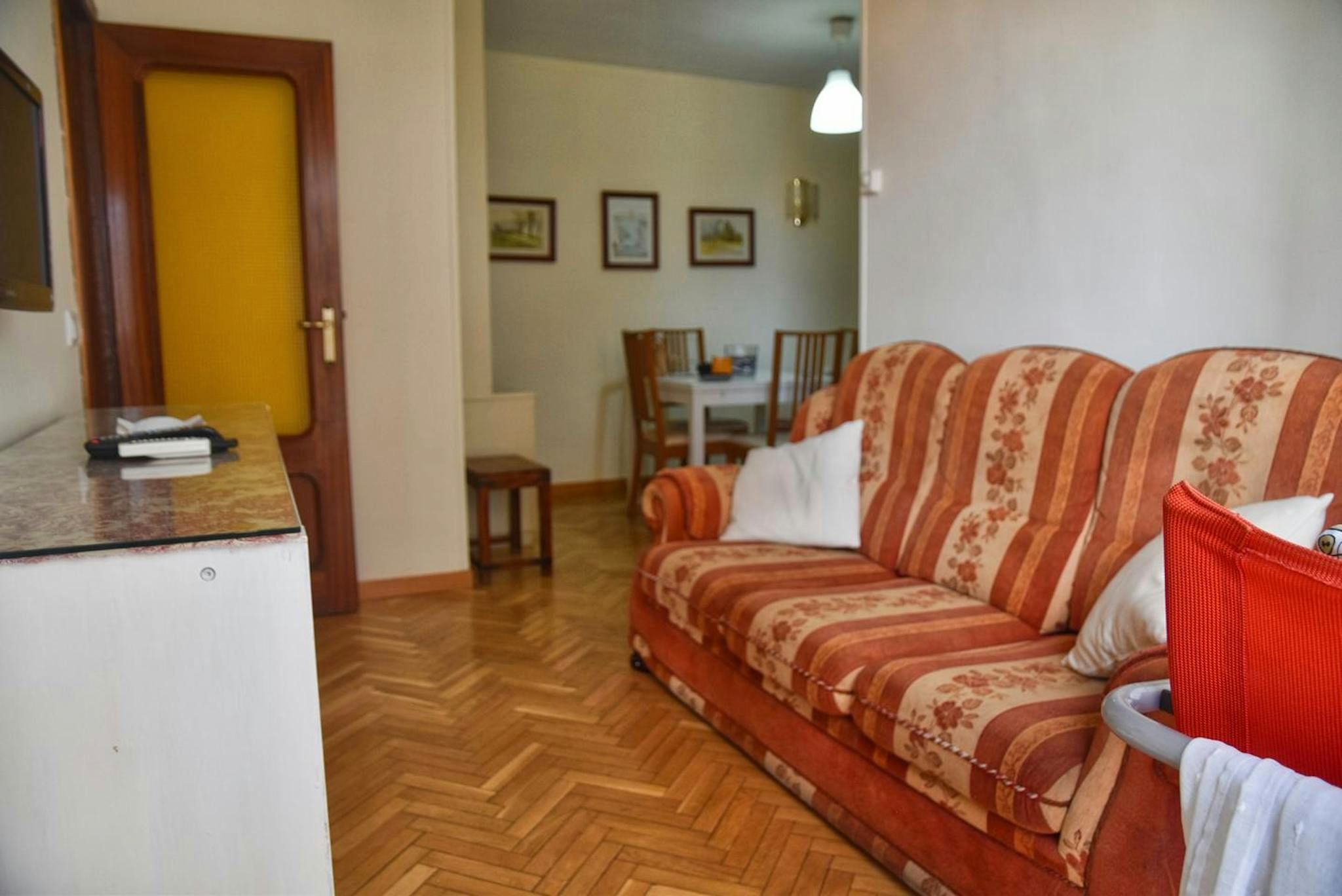 Living room of Flat to rent in  Madrid Capital  with Furnished