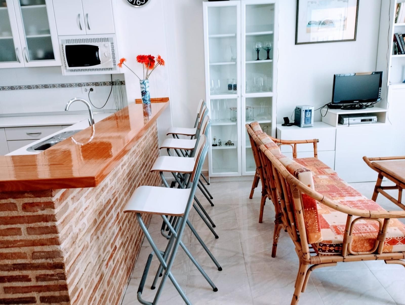 Kitchen of Duplex to rent in Los Alcázares  with Air Conditioner, Furnished and Oven