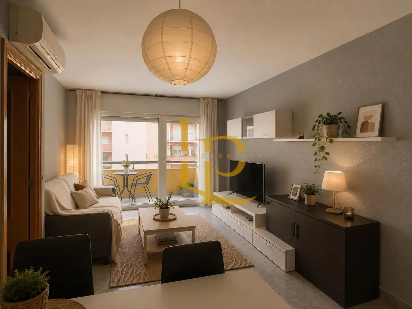 Wohnzimmer von Wohnung zum Verkauf in Rubí mit Klimaanlage, Heizung und Möbliert