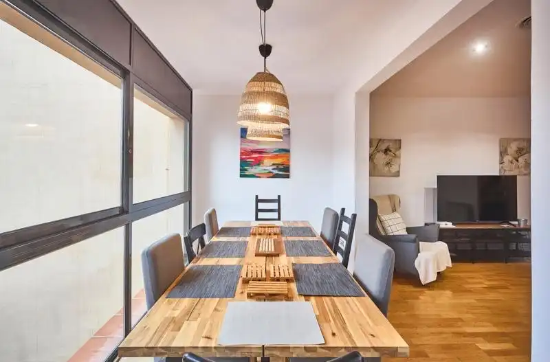 Comedor de Casa adosada en venta en Sant Feliu de Llobregat con Terraza
