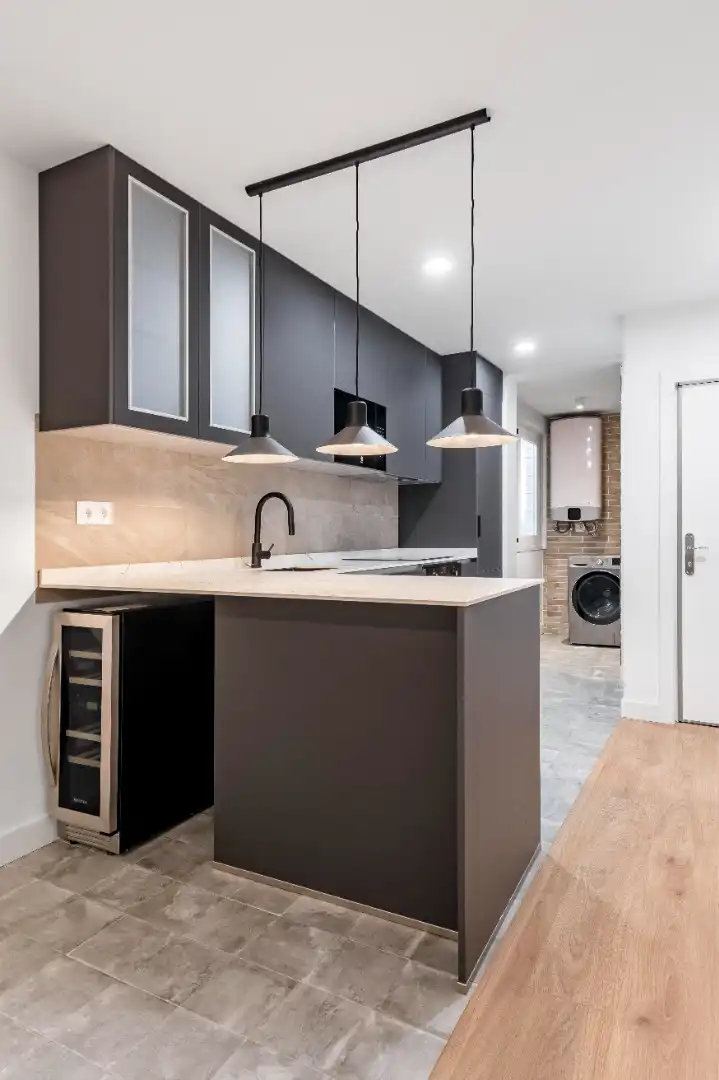 Kitchen of Flat for sale in Madrid  with Air Conditioner, Heating and Terrace