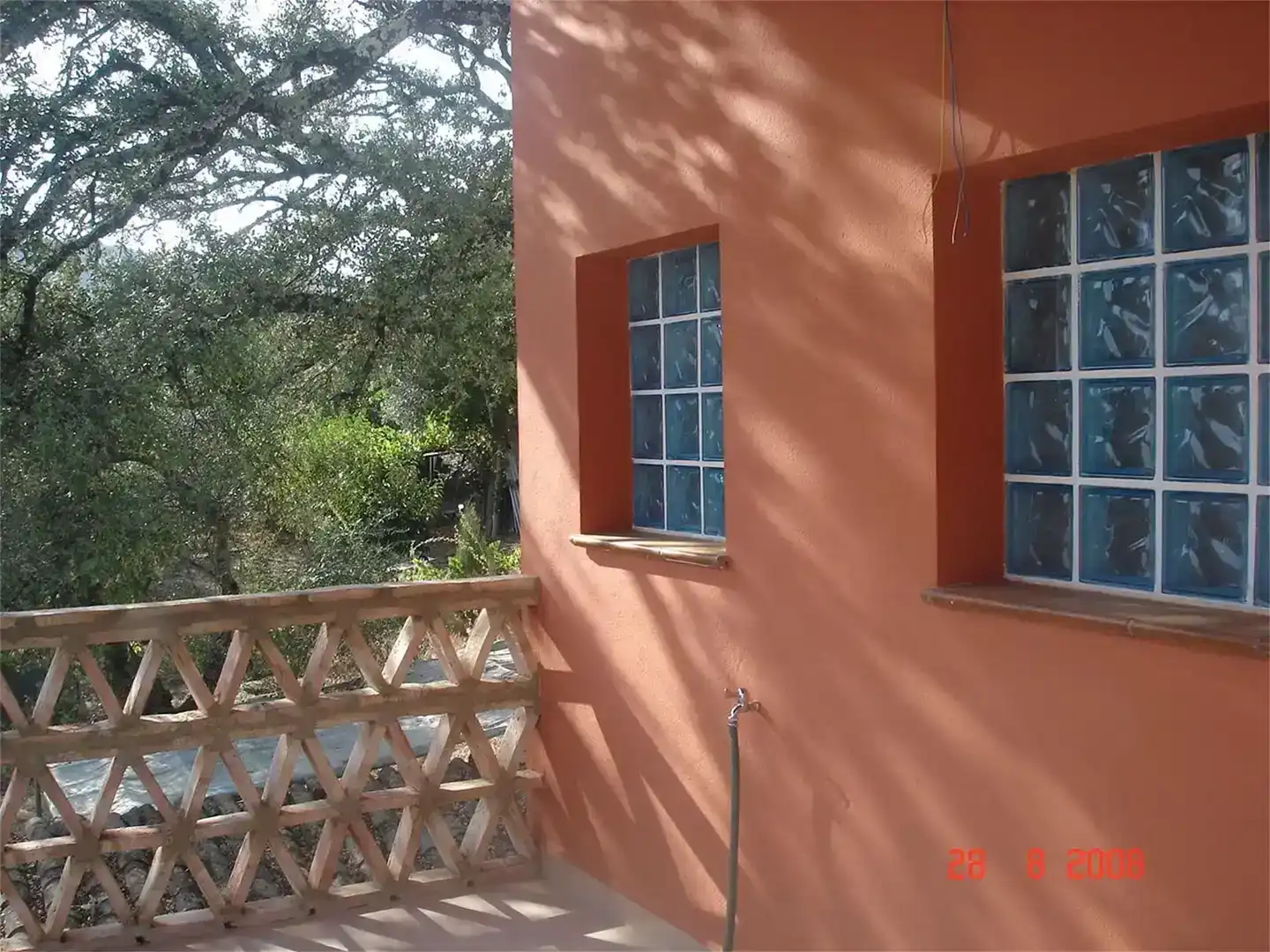 Vista exterior de Casa o xalet en venda en Almonaster la Real amb Aire condicionat, Piscina i Balcó