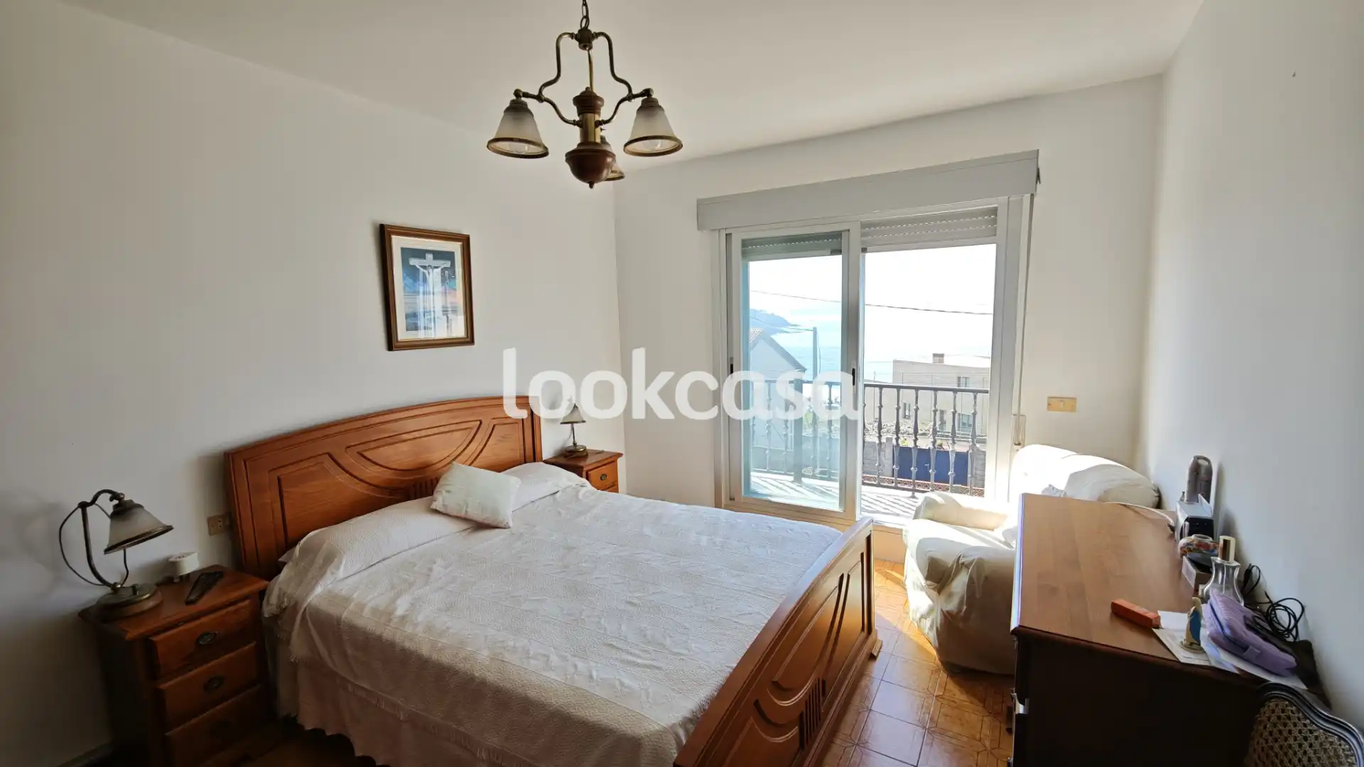Dormitori de Casa o xalet en venda en Sanxenxo amb Calefacció, Jardí privat i Terrassa