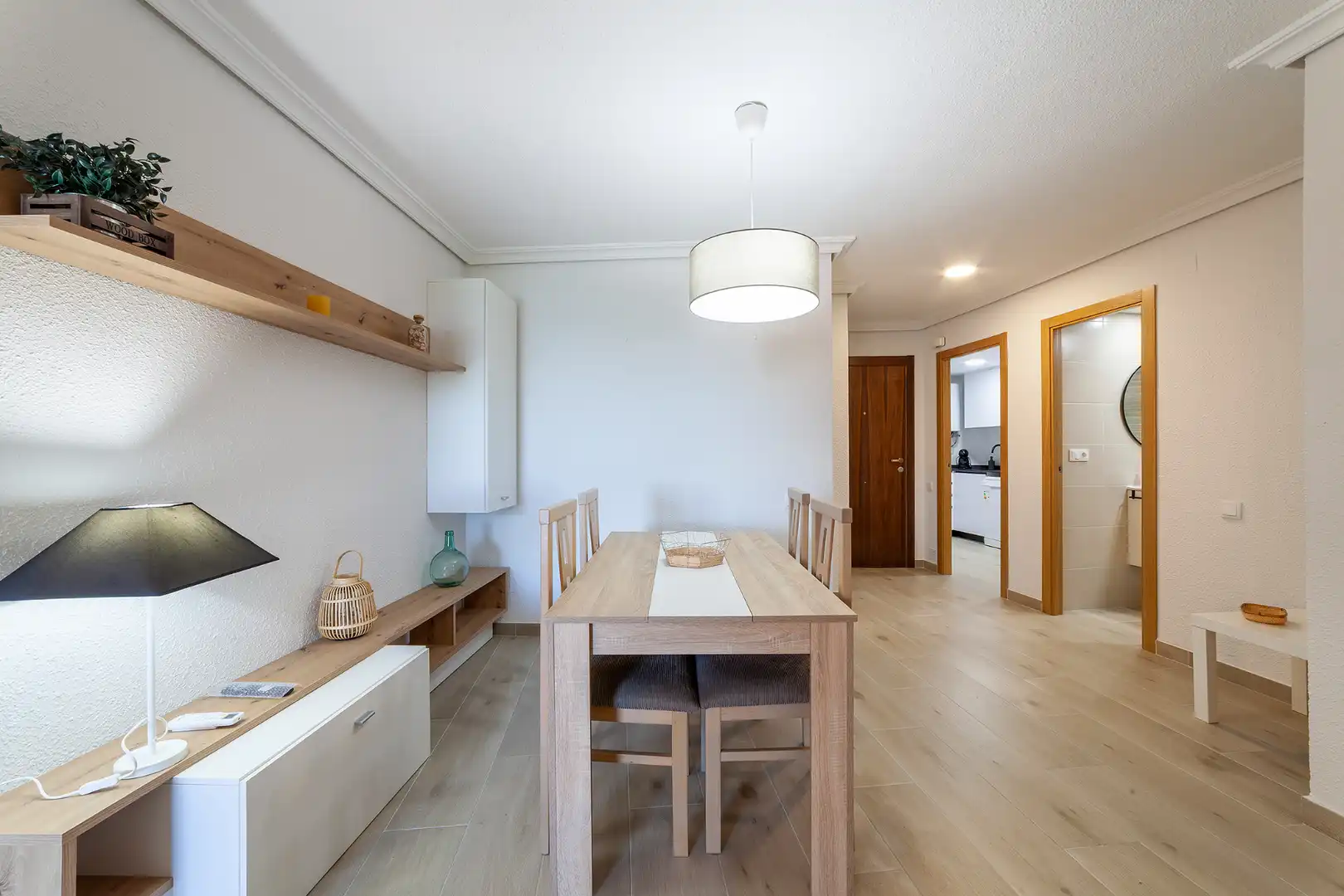 Esszimmer von Wohnungen zur Miete in Cullera mit Klimaanlage, Heizung und Terrasse