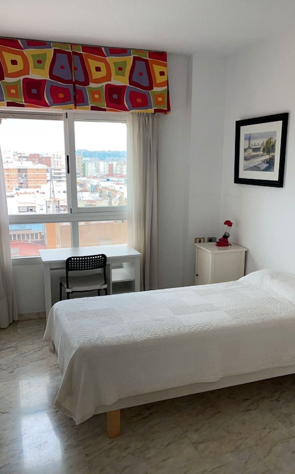 Bedroom of Flat to share in  Sevilla Capital  with Air Conditioner, Heating and Private garden