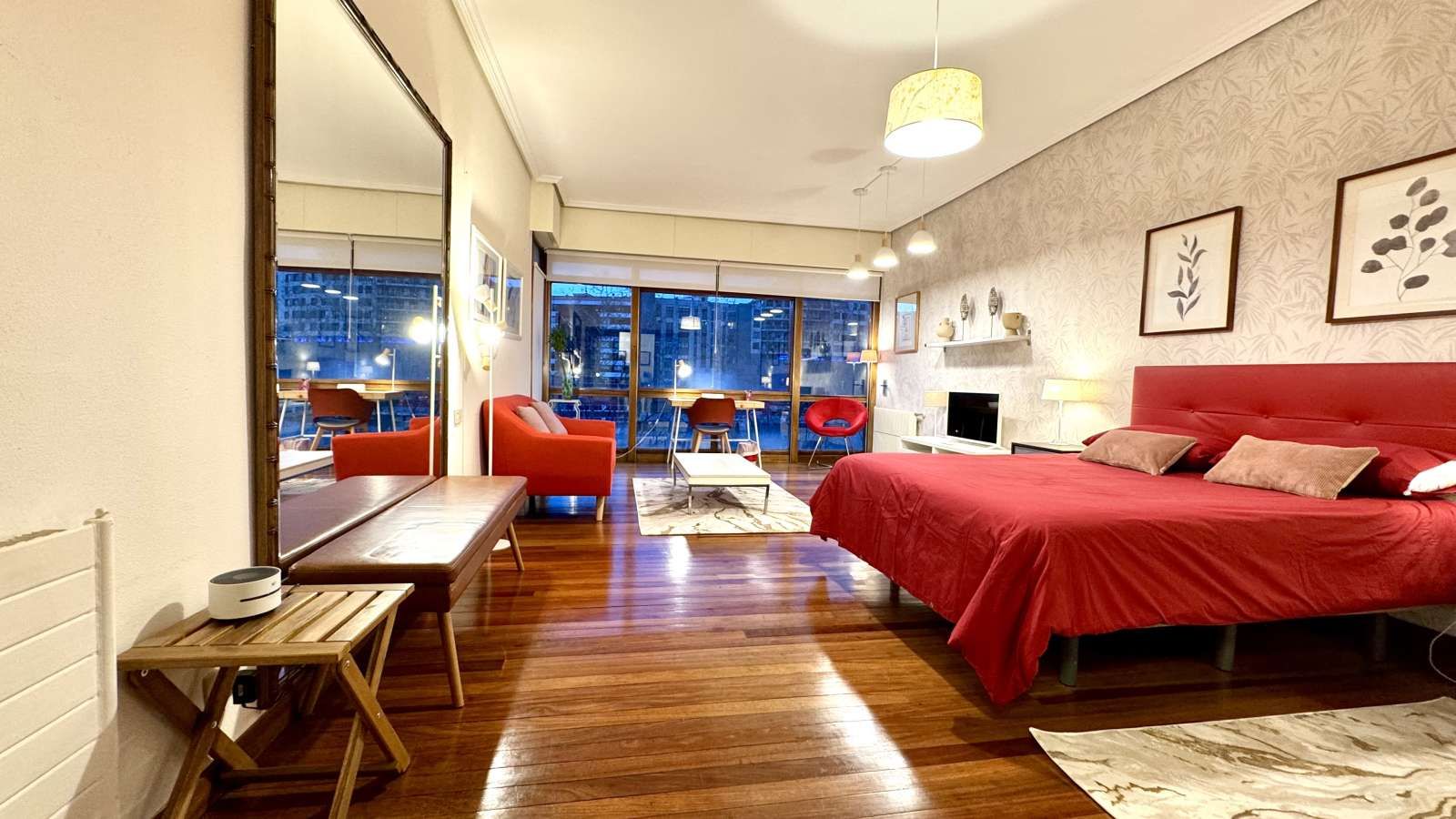 Bedroom of Flat to share in Bilbao   with Air Conditioner and Terrace