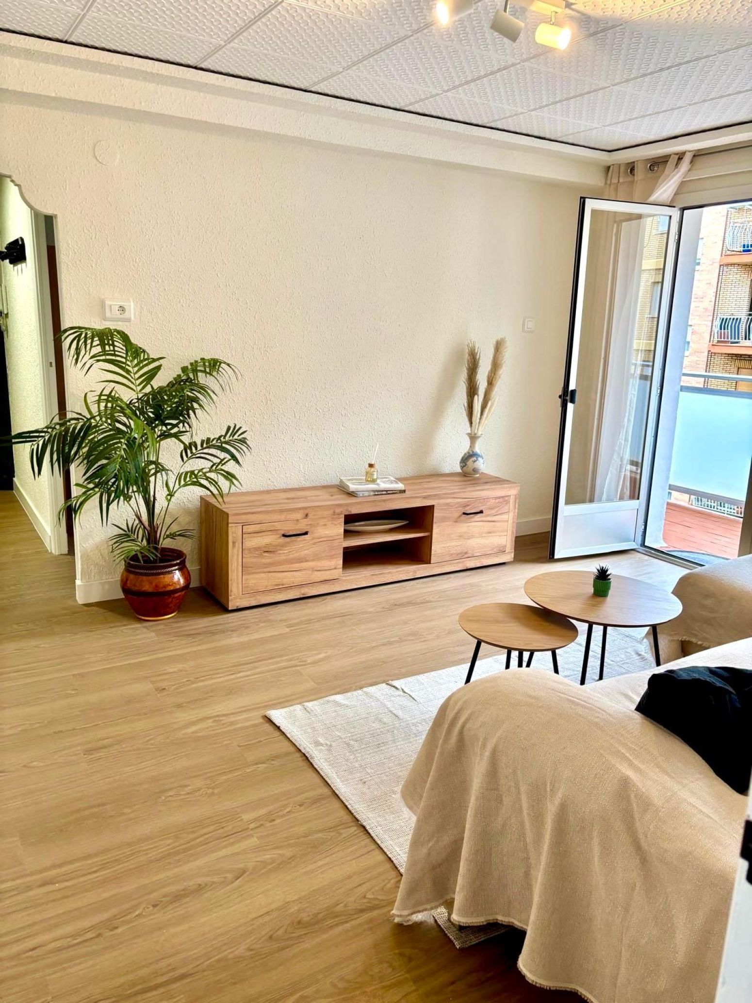 Living room of Flat for rent in Alboraya  with Furnished and Balcony