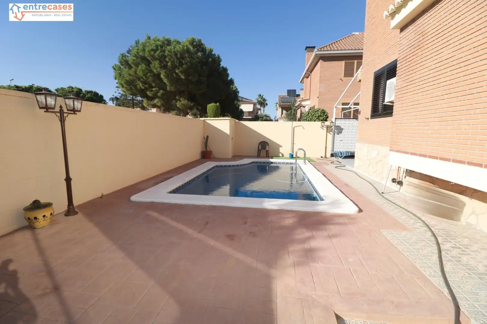 Swimming pool of Houses for sale in Sagunto / Sagunt  with Air Conditioner, Private garden and Terrace