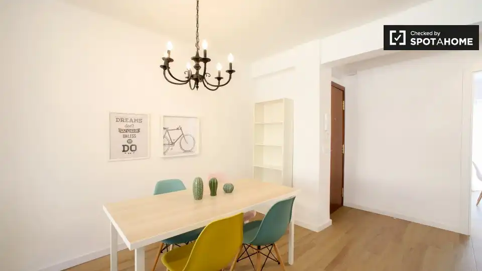 Comedor de Piso de alquiler en Valencia con Aire acondicionado, Calefacción y Amueblado