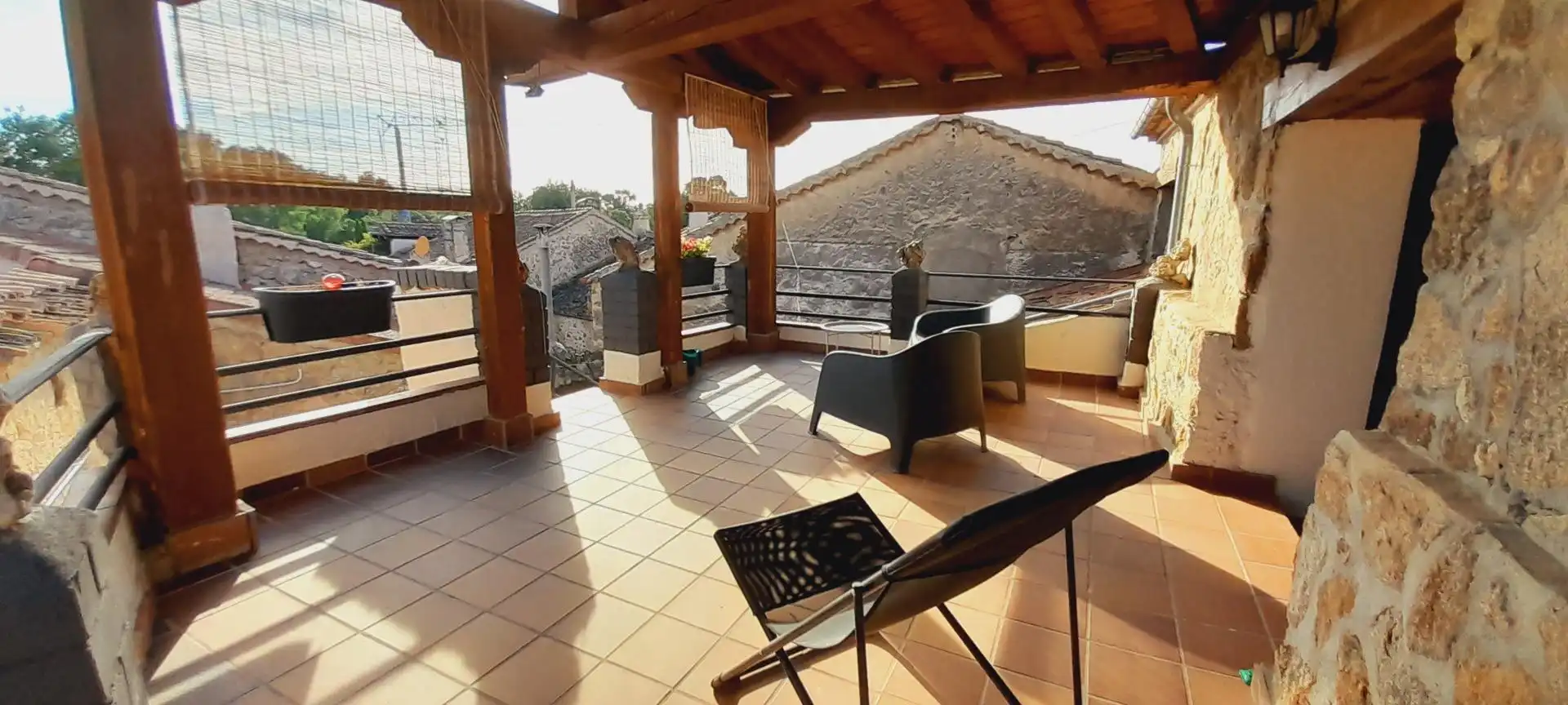 Terrassa de Finca rústica en venda en Turégano amb Calefacció, Jardí privat i Terrassa
