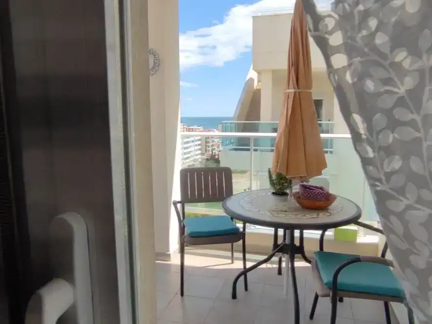 Balcony of Flat for sale in Piles  with Air Conditioner, Swimming Pool and Balcony