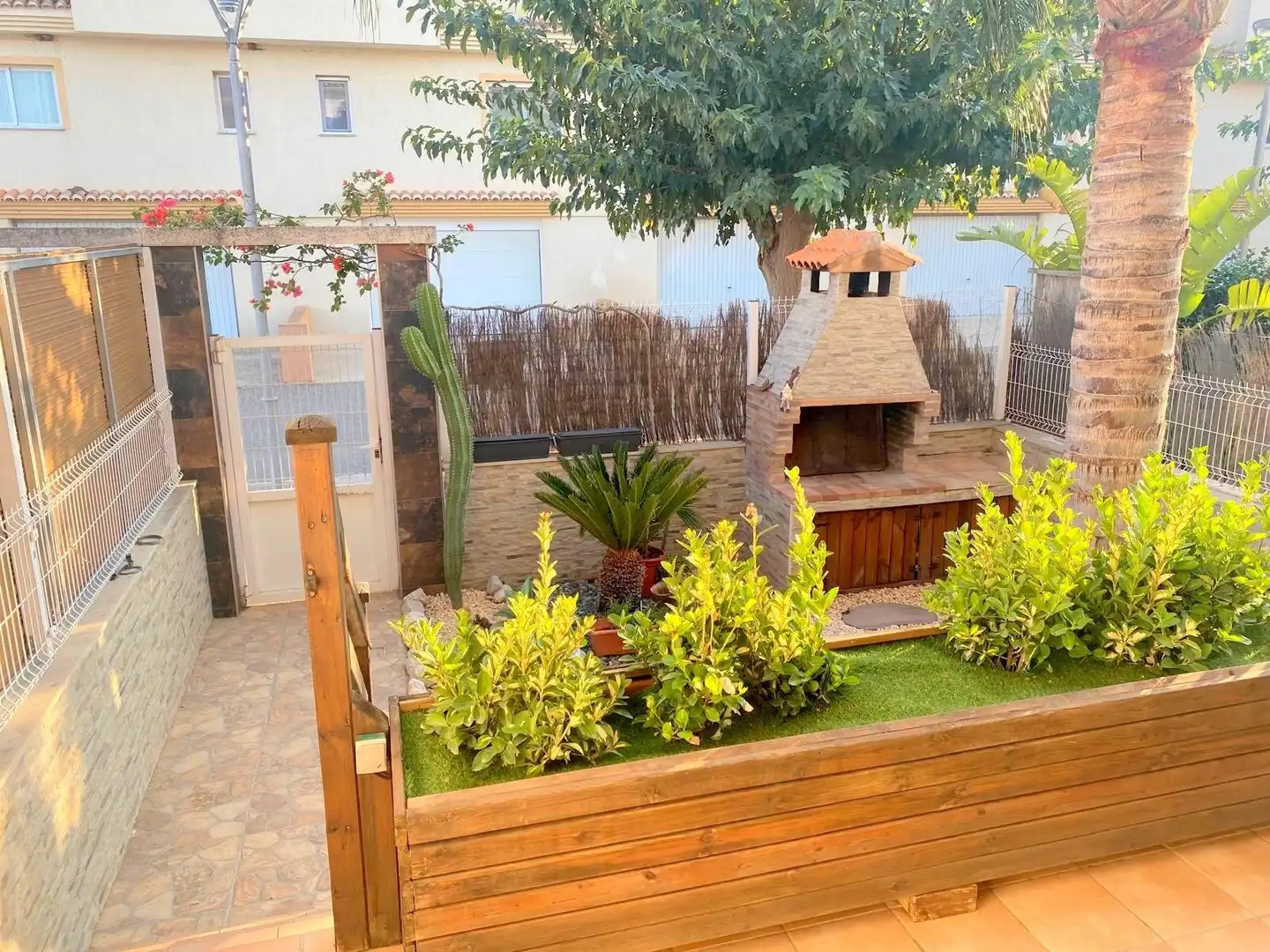 Terraza de Casa adosada en venta en Vallada con Aire acondicionado, Jardín privado y Terraza