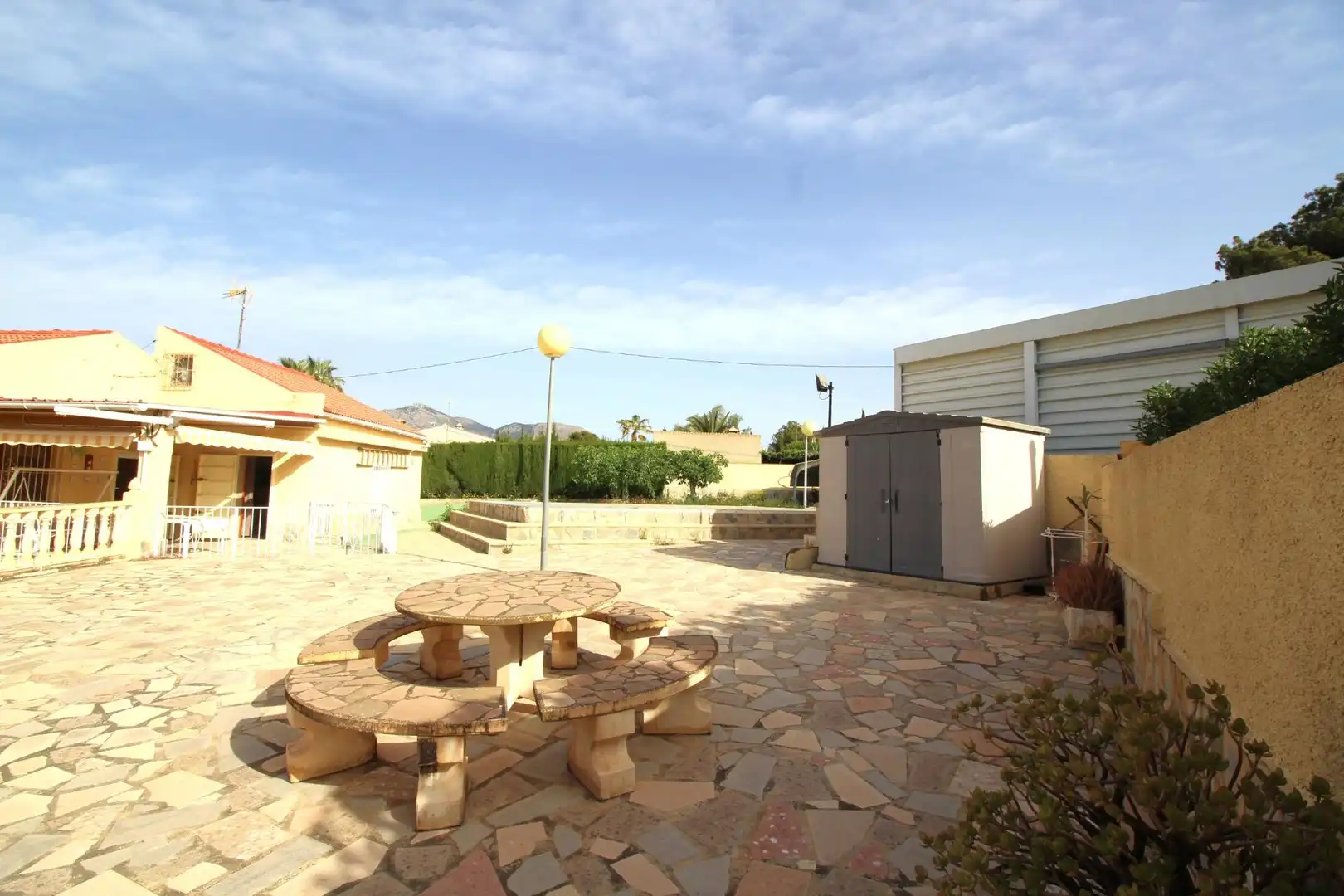 Jardín de Casa o chalet en venta en Alicante / Alacant con Aire acondicionado, Terraza y Piscina