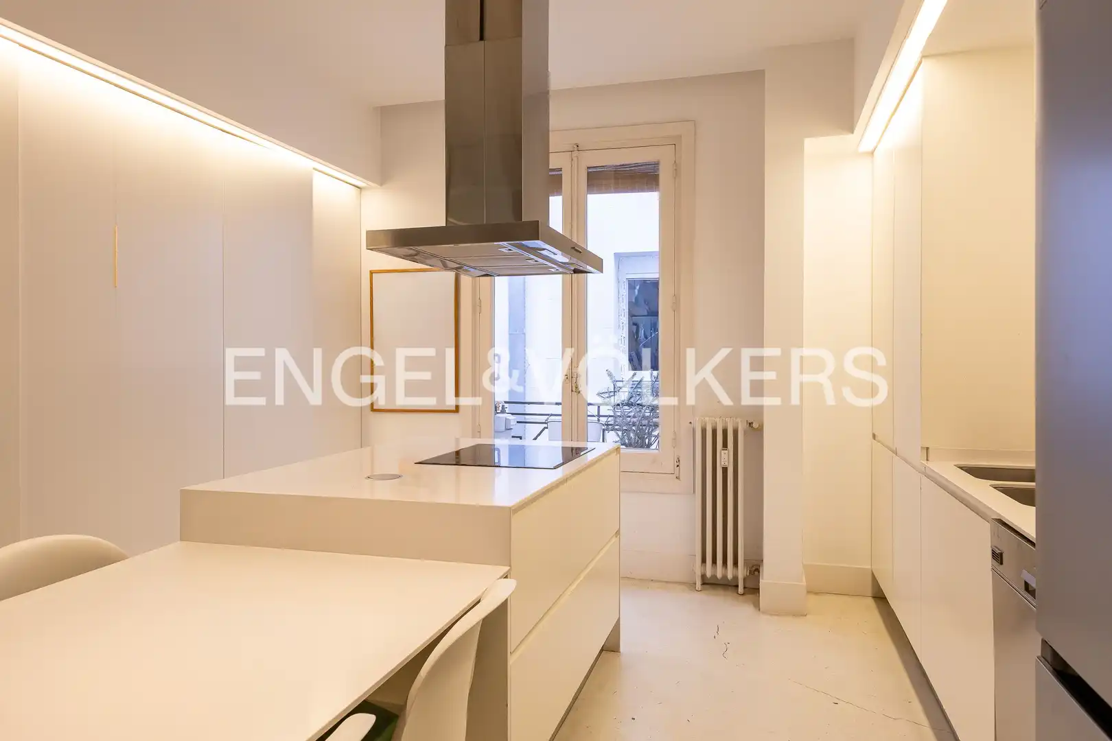 Cocina de Piso de alquiler en Madrid con Aire acondicionado, Calefacción y Parquet