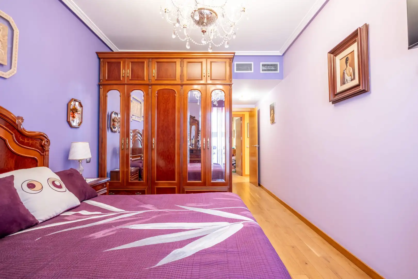 Bedroom of Houses for sale in Zaragoza  with Air Conditioner and Heating