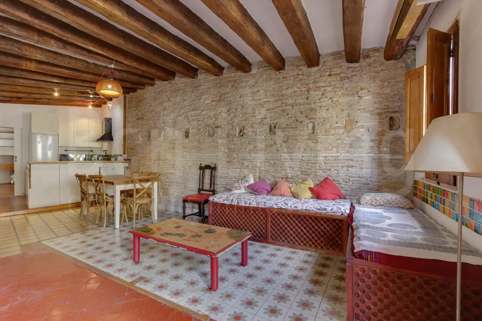 Sala de estar de Piso en venta en Barcelona con Aire acondicionado, Calefacción y Amueblado