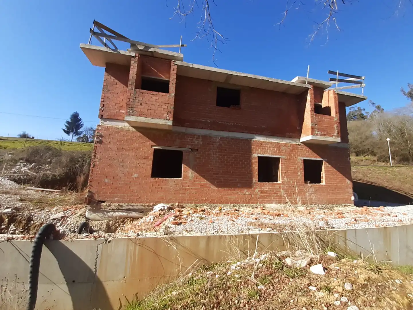Vista exterior de Casa o xalet en venda en Oviedo 