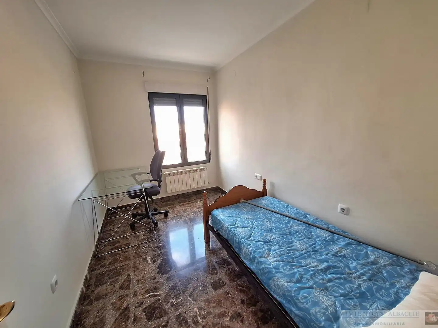 Bedroom of Flat for sale in Albacete  with Air Conditioner, Heating and Furnished