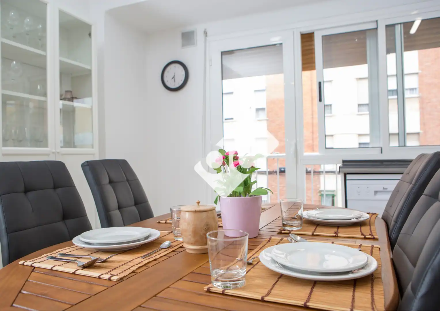 Comedor de Piso de alquiler en Valencia con Aire acondicionado, Calefacción y Amueblado