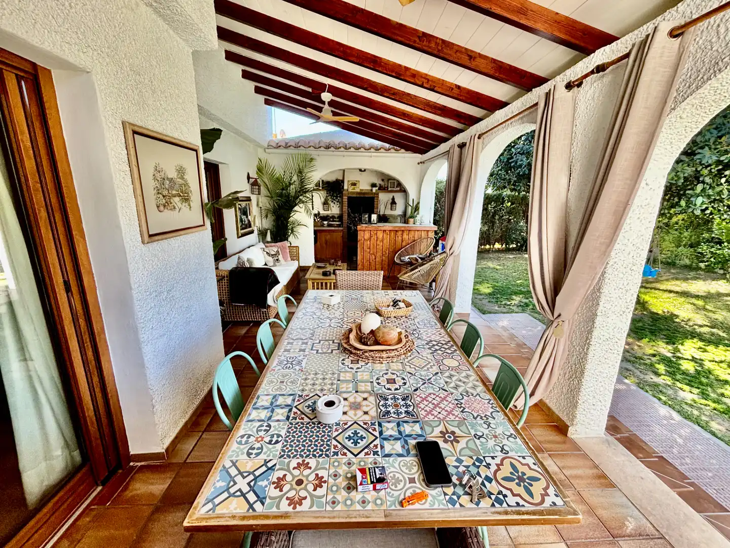 Jardí de Casa o xalet en venda en Mutxamel amb Aire condicionat, Jardí privat i Terrassa
