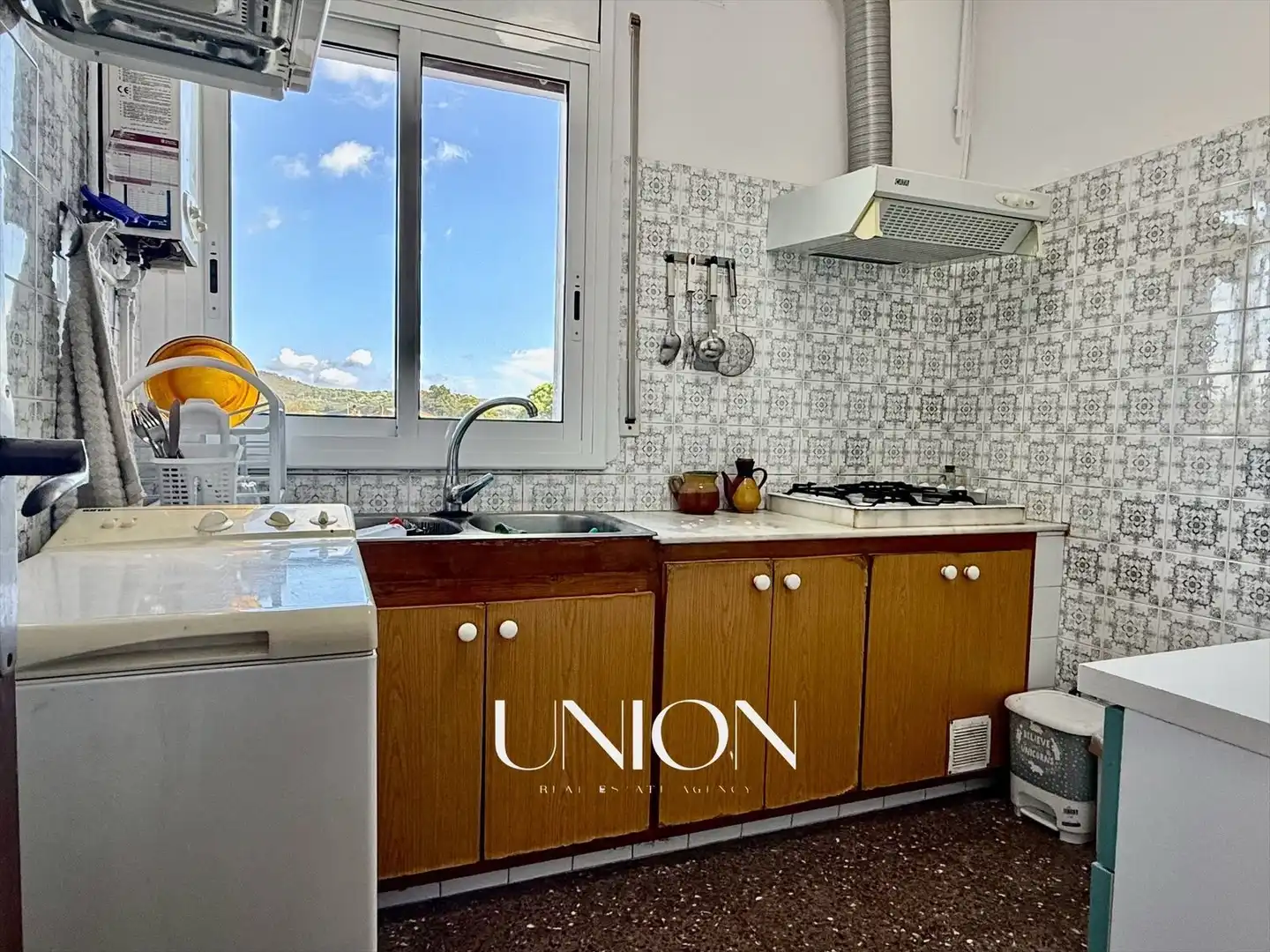 Cocina de Apartamento en venta en Calonge i Sant Antoni con Aire acondicionado, Terraza y Amueblado