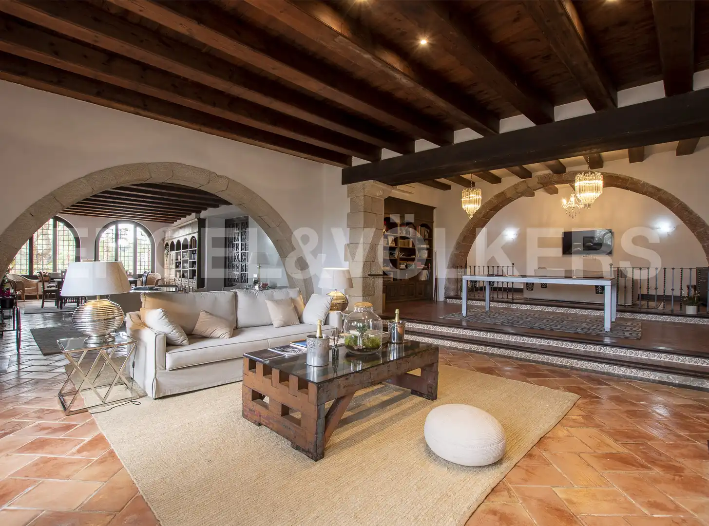 Living room of Houses for sale in Castelldefels  with Air Conditioner, Heating and Private garden