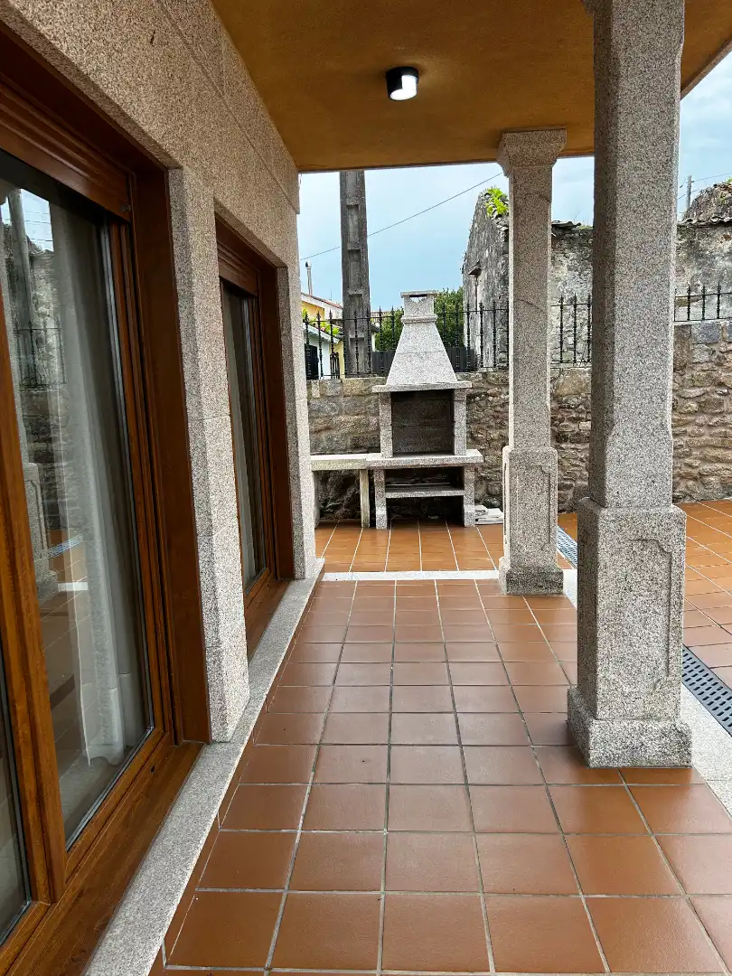 Terraza de Casa o chalet en venta en Vilagarcía de Arousa con Calefacción, Jardín privado y Parquet