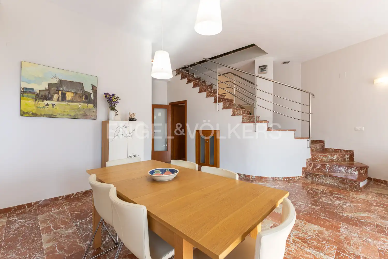 Esszimmer von Dachboden zum Verkauf in Valencia mit Klimaanlage, Heizung und Terrasse