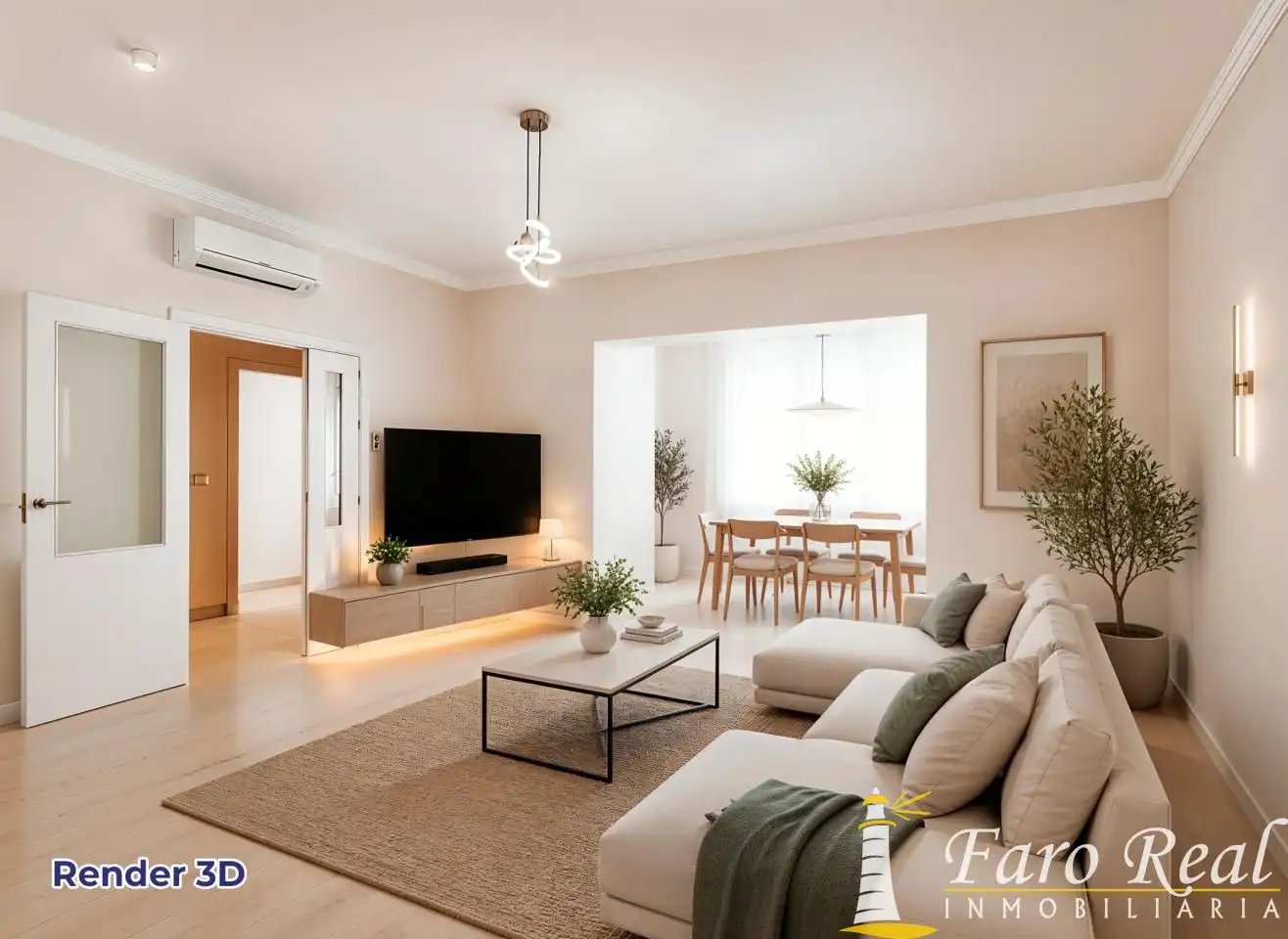 Sala d'estar de Casa o xalet en venda en Sanlúcar de Barrameda amb Aire condicionat, Terrassa i Moblat