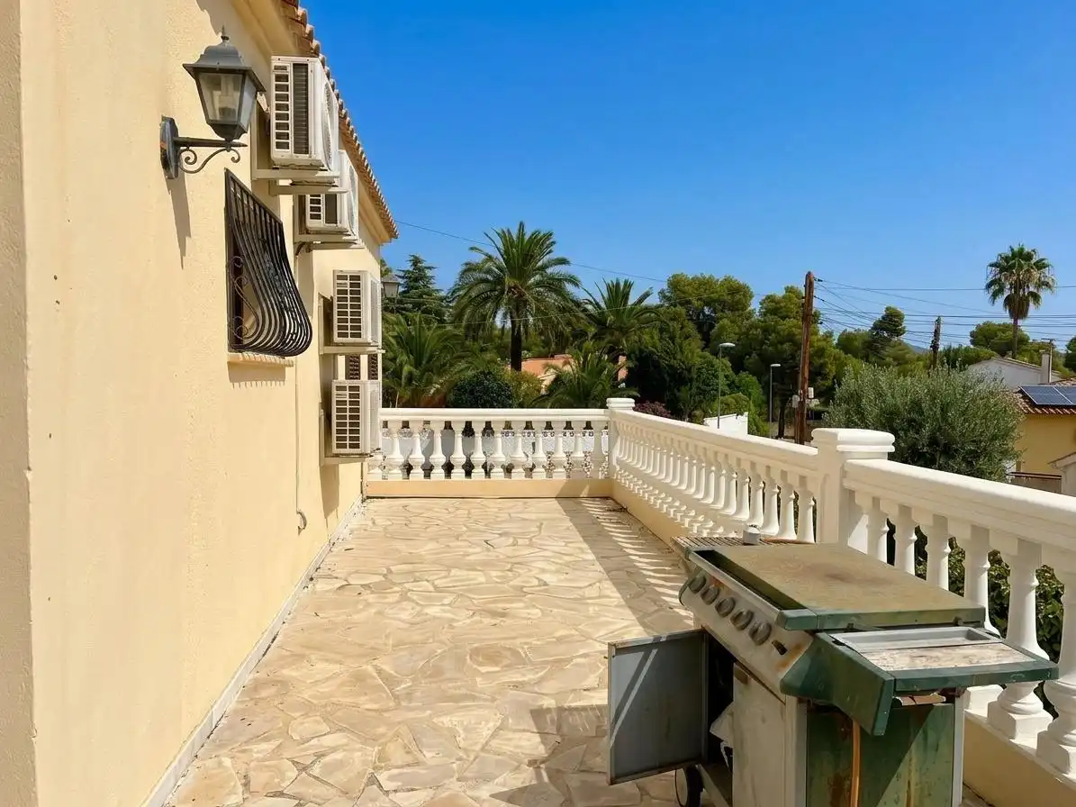 Terrassa de Casa o xalet de lloguer en La Nucia amb Jardí privat, Terrassa i Piscina