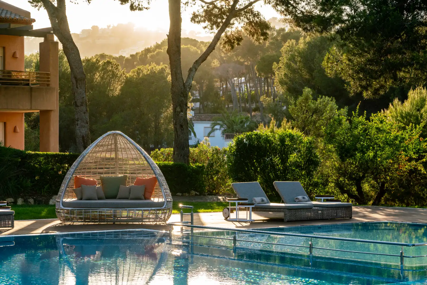 Piscina de Piso en venta en Moraira con Aire acondicionado, Calefacción y Jardín privado
