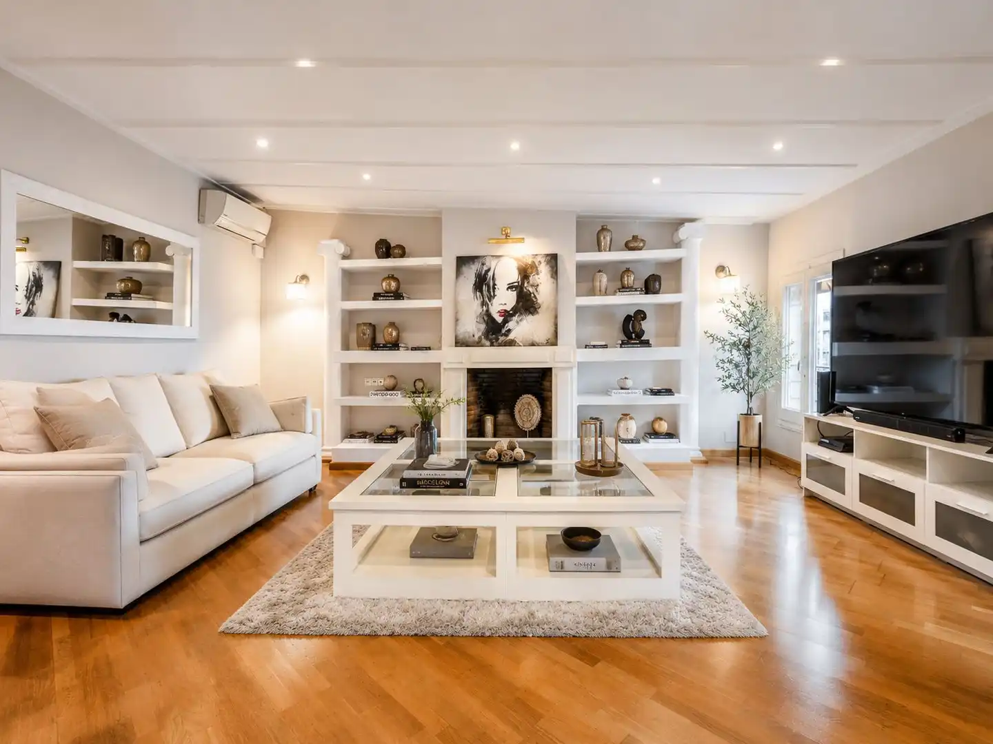 Sala d'estar de Apartament en venda en Barcelona