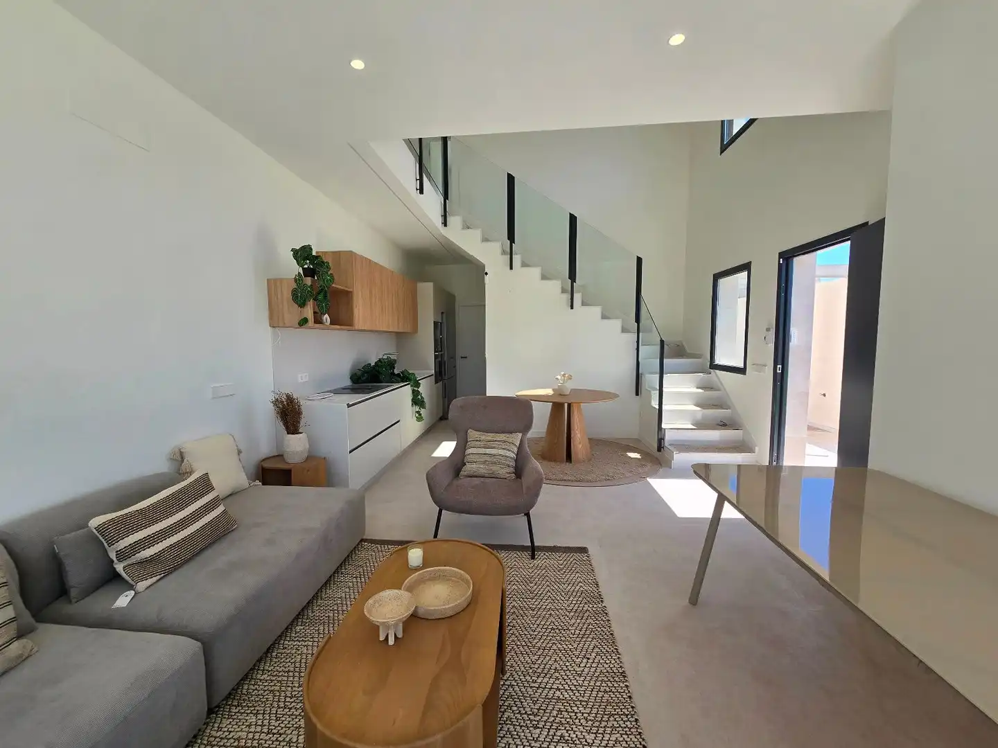 Sala de estar de Casa adosada en venta en Vera con Aire acondicionado, Jardín privado y Terraza