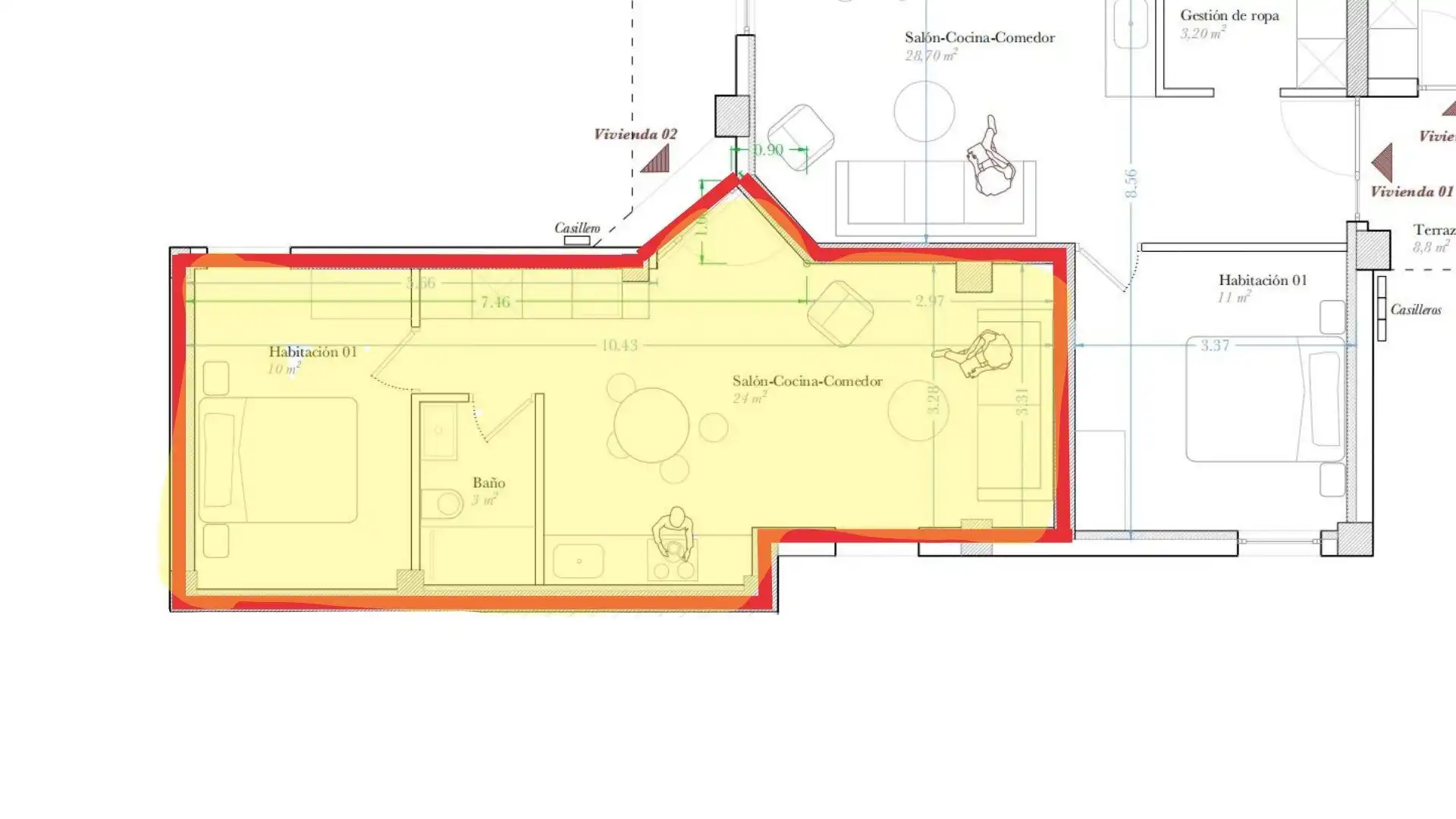 Flat for sale in Centro  