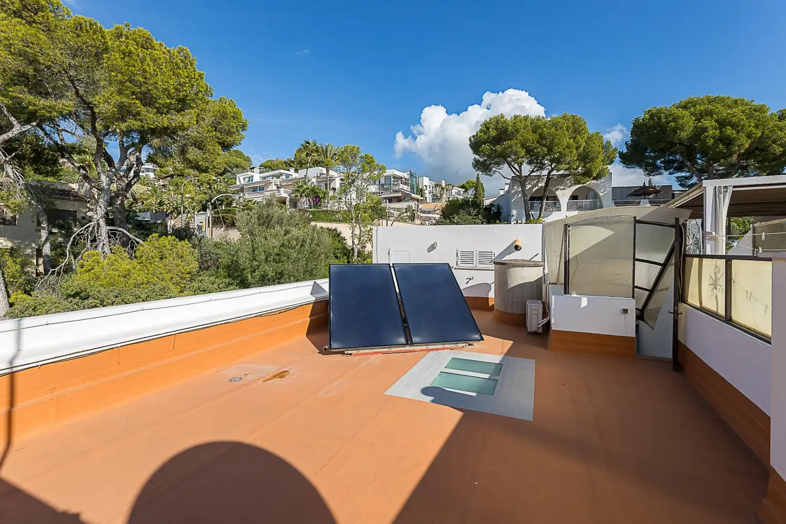 Terraza de Casa adosada en venta en Calvià con Aire acondicionado, Calefacción y Jardín privado