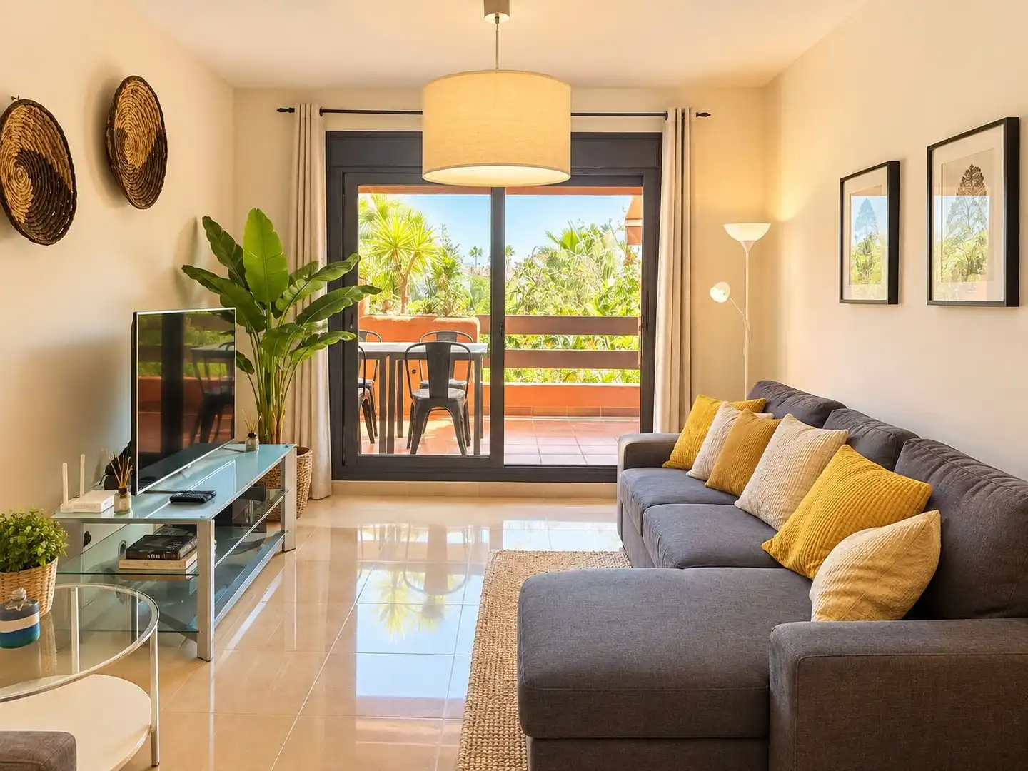 Wohnzimmer von Wohnungen zur Miete in Estepona Pueblo