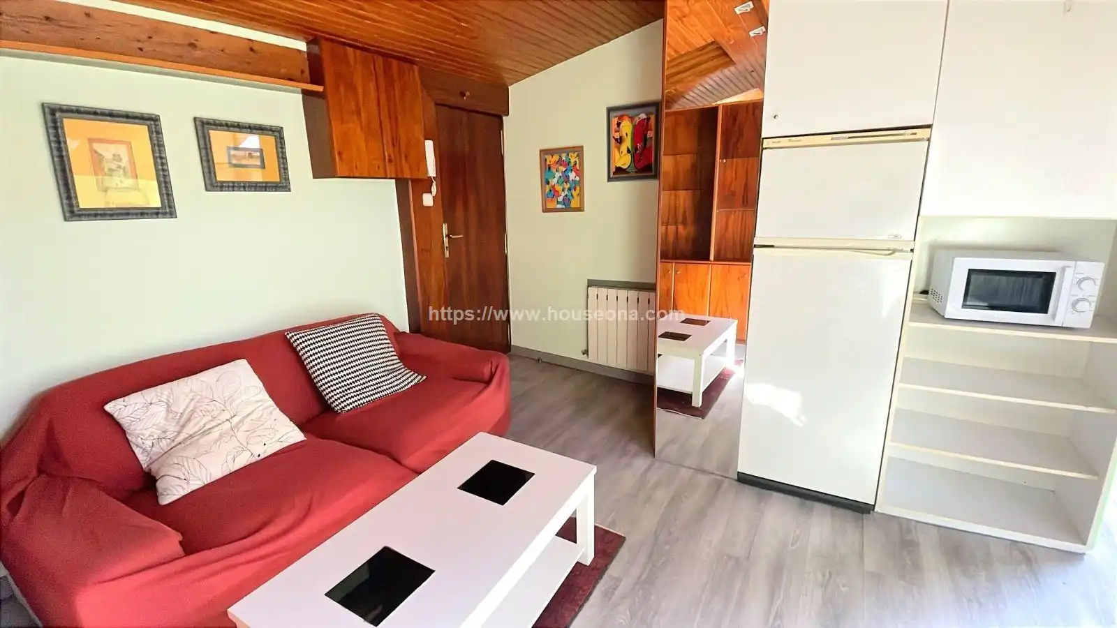Sala de estar de Piso de alquiler en Bilbao  con Calefacción, Amueblado y Internet